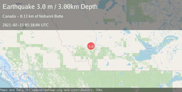 Map of NORTHWEST TERRITORIES, CANADA