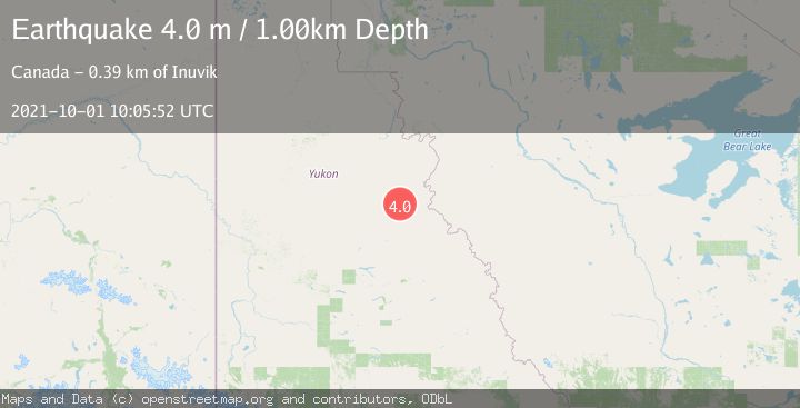 Map of SOUTHERN YUKON TERRITORY, CANADA