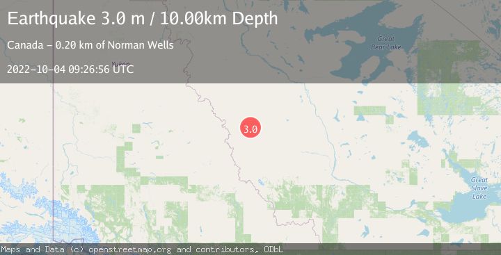 Map of NORTHWEST TERRITORIES, CANADA