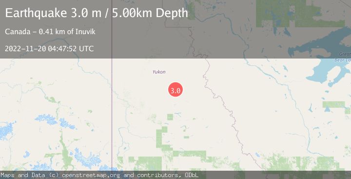 Map of SOUTHERN YUKON TERRITORY, CANADA