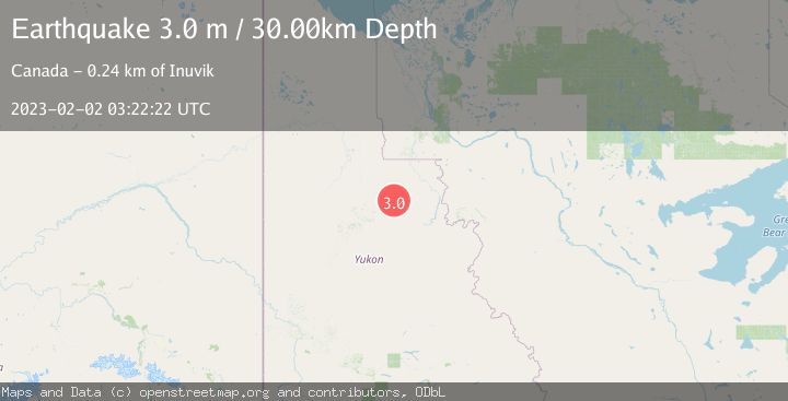 Map of NORTHERN YUKON TERRITORY, CANADA