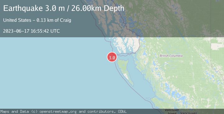Map of QUEEN CHARLOTTE ISLANDS REGION