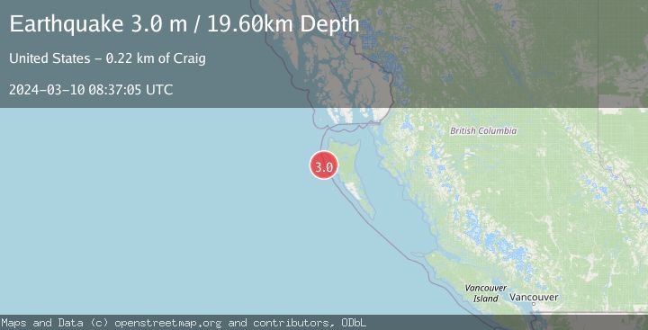 Map of QUEEN CHARLOTTE ISLANDS REGION