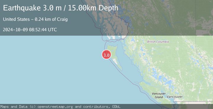 Map of HAIDA GWAII REGION