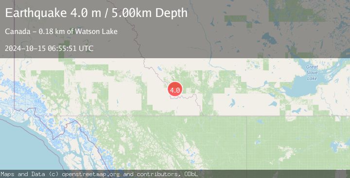 Map of NORTHWEST TERRITORIES, CANADA