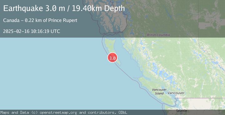 Map of HAIDA GWAII REGION