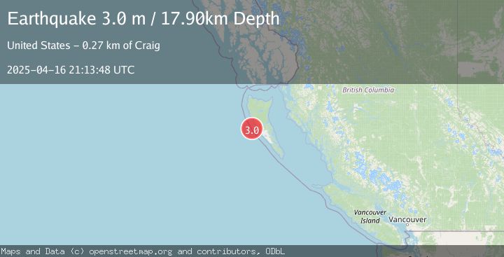 Map of HAIDA GWAII REGION