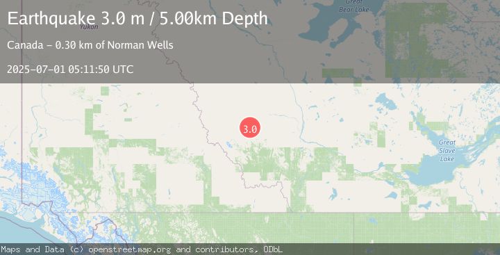 Map of NORTHWEST TERRITORIES, CANADA