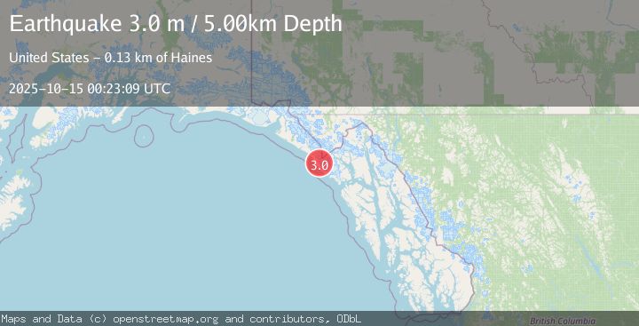 Map of SOUTHEASTERN ALASKA