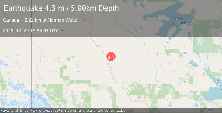 Map of NORTHWEST TERRITORIES, CANADA