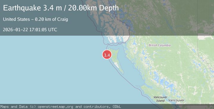 Map of HAIDA GWAII REGION
