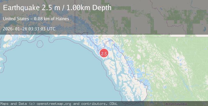 Map of SOUTHEASTERN ALASKA