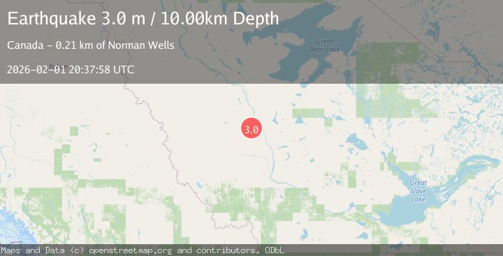 Map of NORTHWEST TERRITORIES, CANADA