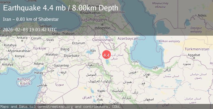 Map of NORTHWESTERN IRAN
