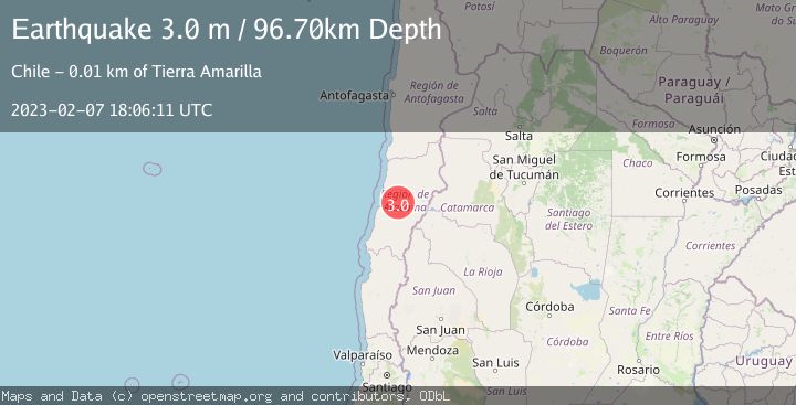 Map of ATACAMA, CHILE