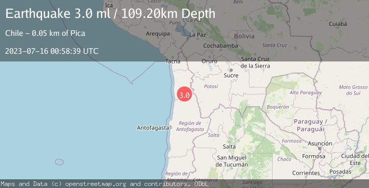 Map of TARAPACA, CHILE