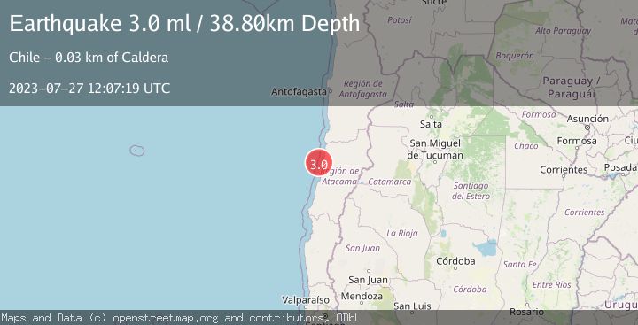 Map of OFFSHORE ATACAMA, CHILE