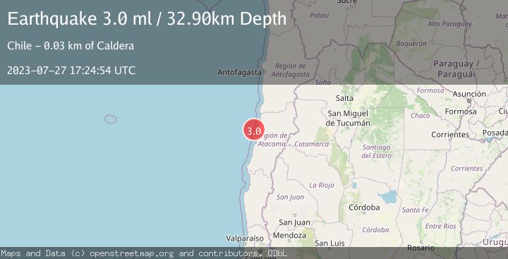 Map of OFFSHORE ATACAMA, CHILE