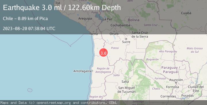 Map of TARAPACA, CHILE