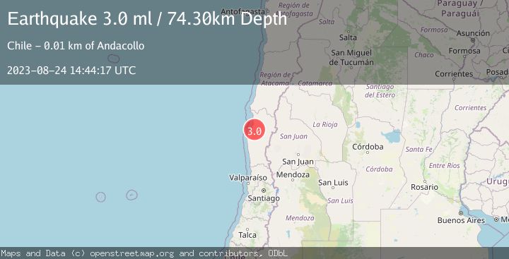 Map of COQUIMBO, CHILE