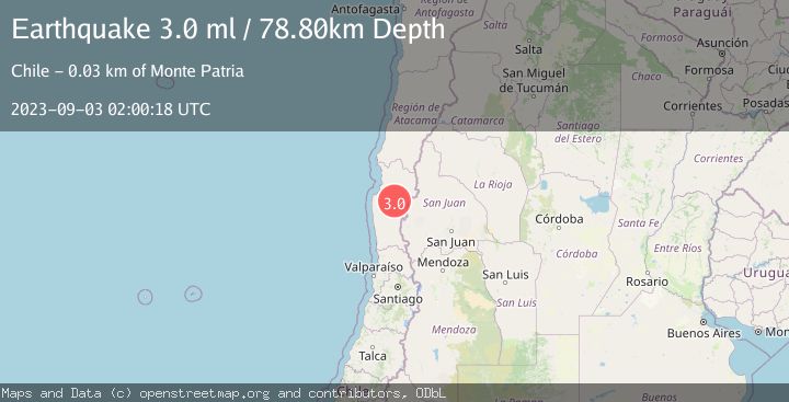 Map of COQUIMBO, CHILE