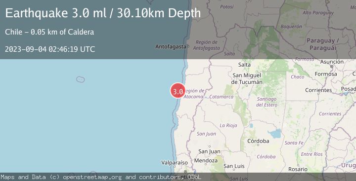 Map of OFFSHORE ATACAMA, CHILE