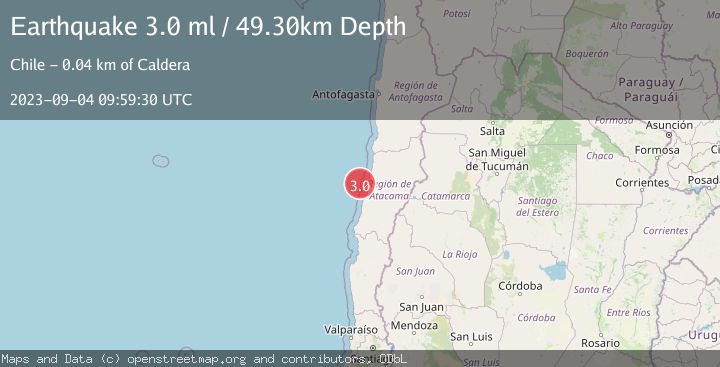 Map of OFFSHORE ATACAMA, CHILE