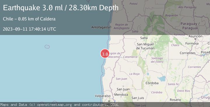 Map of OFFSHORE ATACAMA, CHILE