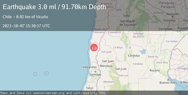 Map of COQUIMBO, CHILE
