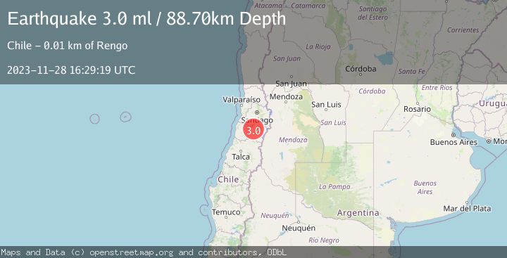 Map of LIBERTADOR O'HIGGINS, CHILE