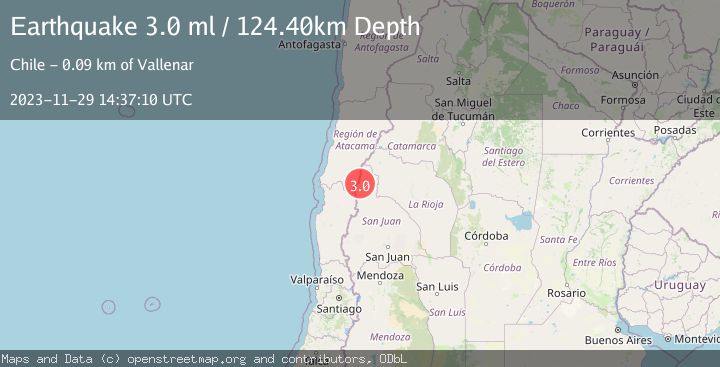Map of SAN JUAN, ARGENTINA
