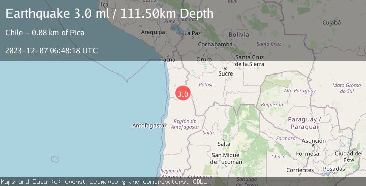 Map of TARAPACA, CHILE
