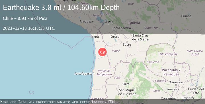 Map of TARAPACA, CHILE