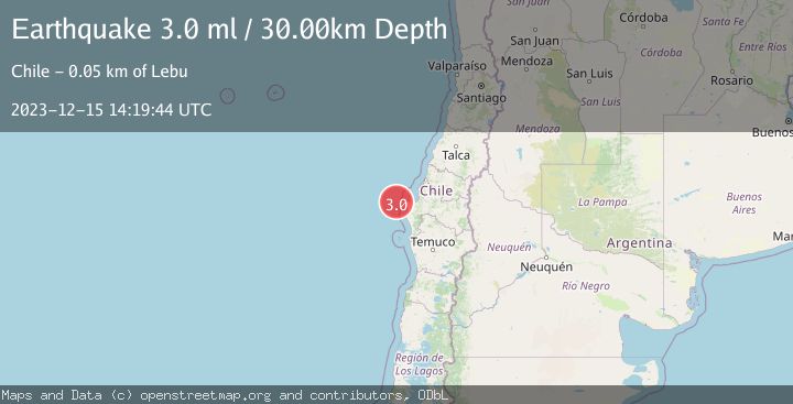 Map of OFFSHORE BIO-BIO, CHILE