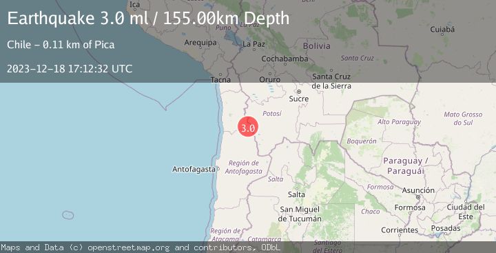 Map of ANTOFAGASTA, CHILE
