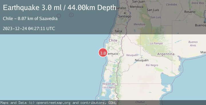 Map of OFFSHORE BIO-BIO, CHILE