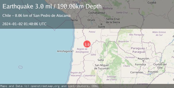Map of POTOSI, BOLIVIA