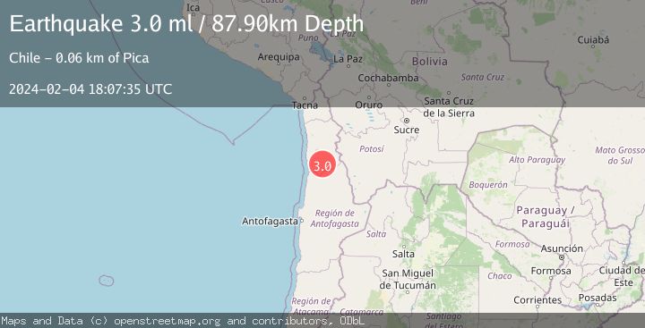 Map of TARAPACA, CHILE