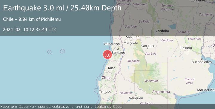 Map of OFFSHORE O'HIGGINS, CHILE