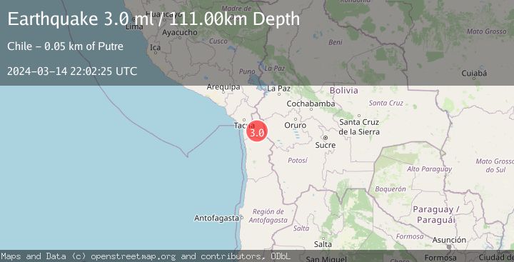 Map of TARAPACA, CHILE