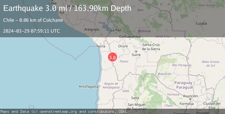 Map of POTOSI, BOLIVIA