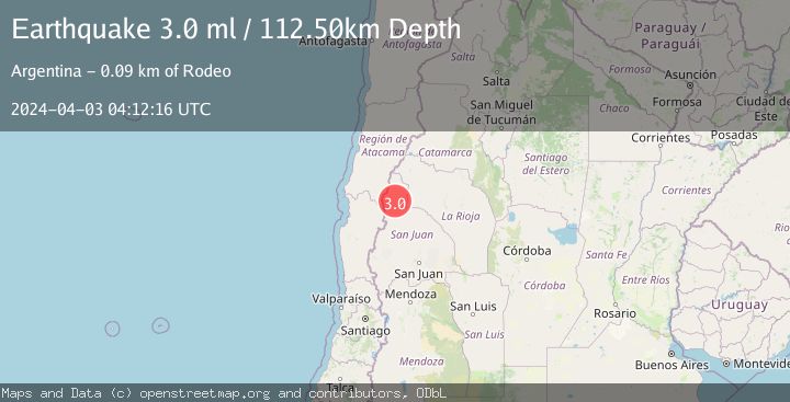 Map of SAN JUAN, ARGENTINA