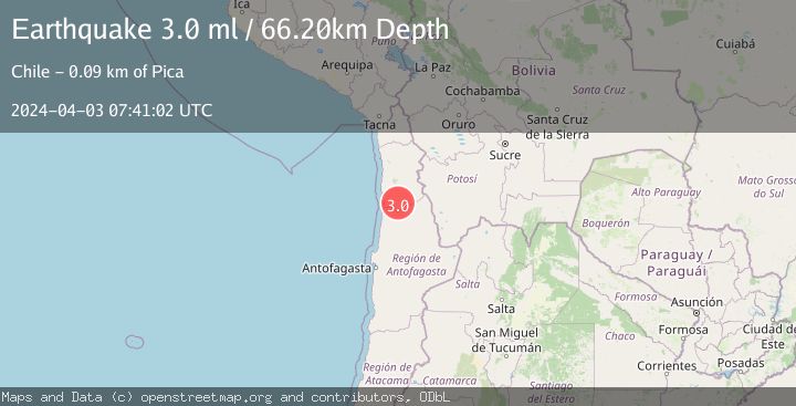 Map of TARAPACA, CHILE