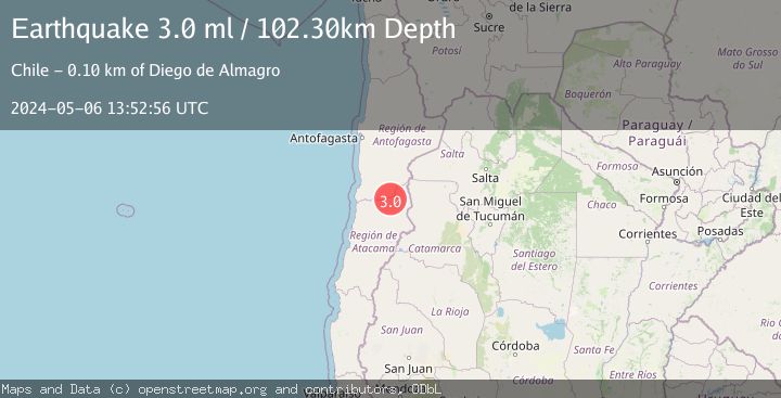 Map of ATACAMA, CHILE