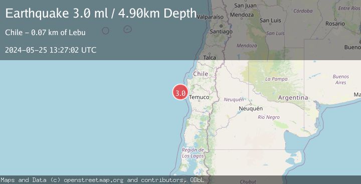 Map of OFFSHORE BIO-BIO, CHILE