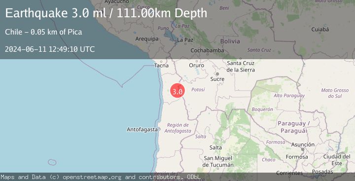Map of TARAPACA, CHILE
