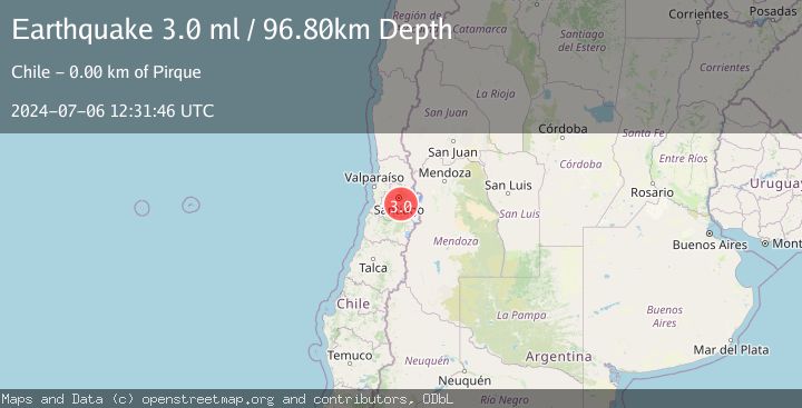 Map of REGION METROPOLITANA, CHILE
