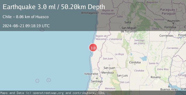 Map of ATACAMA, CHILE