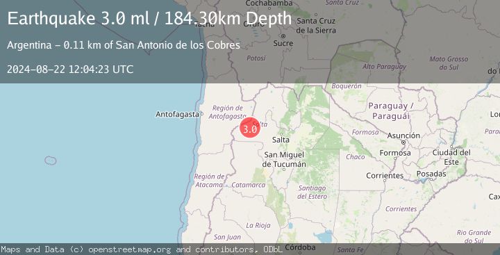 Map of SALTA, ARGENTINA
