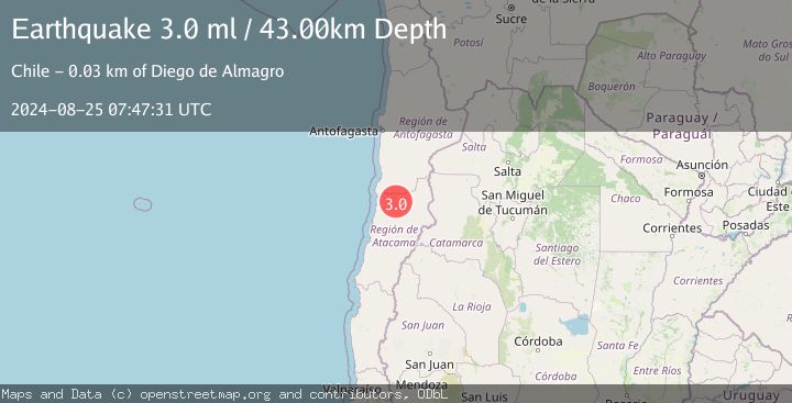 Map of ATACAMA, CHILE